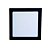 Painel Led Quadrado Embutir 18W 4000K Borda Preta Opus 82055 - Imagem 2