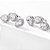 Brinco Noiva Romana - earcuff zircônias prateado - Imagem 3