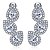 Brinco Noiva Romana - earcuff zircônias prateado - Imagem 4
