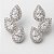 Brinco Noiva Romana - earcuff zircônias prateado - Imagem 1