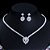 Conjunto Antonella - Colar e Brincos com Zircônias - Imagem 1