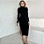 Vestido Alice - Vestido midi manga longa canelado ribana inverno - Imagem 11