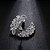 Brinco Earcuff Noiva Cleo - com folhas em zircônias - Imagem 4