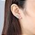 Brinco earcuff flores em zircônias - Imagem 5