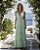 Vestido longo alças ajustaveis fluido - Imagem 5