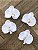 Kit 2 presilhas de orquídeas brancas com miolo de pérolas - Imagem 3