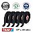 Kit C/ 5 Rolos Fita Isolante De Tecido Chicote 25mmx25m Tesa - Imagem 1