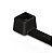 Abraçadeira de Nylon Hellerman Preta 197mmX4,6mm Com 100 Unidades - Imagem 1