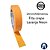 Fita Crepe 24mmx50m Cor Laranja Neon - Imagem 1