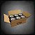 Kit Com 12 Unidades de Fita Crepe 706 50mmX50m Preta - Imagem 1