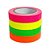 Kit 4 Rolos Fita Tecido Gaffer Tesa 12mmX5m Fluorescente - Imagem 1