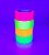 Kit 4 Rolos Fita Tecido Gaffer Tesa 24mmX5m Fluorescente - Imagem 3