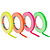 KIT 4 rls Fita Tecido Gaffer Tape Tesa 09mmX25m Fluorescente - Imagem 1
