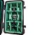Divisória Organizadora Para Case MP0055 e MAI 545 Acolchoada ATM Pro Verde - Imagem 5