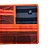 Organizador de Tampa Porta Acessórios Para Case Maleta MP0055 ATM Pro Laranja Fluorescente - Imagem 5