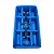 Kit Divisória e Organizador de tampa para Case MP0055 e MAI 545 ATM Pro Azul Claro - Imagem 3