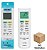 Controle Remoto Para Ar Condicionado Daikin Inverter Advancer 03 Unidades - Imagem 1