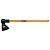 Machado Pesado Soldado com Cabeça Redonda e Cabo de Madeira - 90 cm - Imagem 1