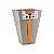 Vaso Plástico Zurique Médio - 55 x 32 cm - Imagem 1