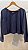 Cropped Capri Manga Longa Azul Marmo - Imagem 1
