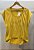 Blusa Feminina Silk Trip Mostarda - Imagem 1