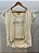 Blusa Feminina Silk Gratidão Off White - Imagem 1