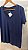 Blusa Basic V Marinho - Imagem 2