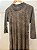 Vestido Palmas Marrom Cobra Sky - Imagem 2