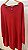 Vestido Suedine Vermelho - Imagem 2