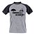 Camiseta Raglan Personalizada – Edição Limitada Cinza Mescla com Mangas Pretas - Imagem 3