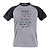 Camiseta Raglan Personalizada – Edição Limitada Cinza Mescla com Mangas Pretas - Imagem 6