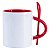 Caneca Personalizada com Colher – Interior Vermelho 325 ml - Imagem 4