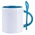 Caneca Personalizada com Colher – Interior Azul 325 ml - Imagem 3