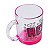Caneca de Vidro Incolor Rosa ou Azul Personalizada 300ml - Imagem 9