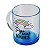 Caneca de Vidro Incolor Rosa ou Azul Personalizada 300ml - Imagem 3