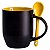 Caneca Mágica Com Colher Amarelo  Personalizada kit com 12 unidades - Imagem 4
