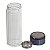 Garrafa Personalizada de Vidro Com Infusor E Tampa Azul Perolizada 300ml - Imagem 5