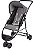 Carrinho de Bebê Yano (até 15 kg) - Preto e Cinza - Tutti Baby - Imagem 1