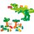 Brinquedo Infantil Baby Land Dino Jurássico Cardoso Toys Com 30 Blocos - Imagem 1
