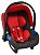 Bebê Conforto Touring X Vermelho Com Base Burigotto - Imagem 2