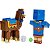 Boneco Minecraft Vendedor Ambulante e Lhama - Mattel - Imagem 3