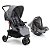 Carrinho Travel System Delta Duo Pro Cinza Mescla - Voyage - Imagem 1