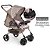 Carrinho Milano Rev II Cappuccino Rosa (0 a 15 Kg) Galzerano - Imagem 2