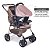 Carrinho Milano Rev II Cappuccino Rosa (0 a 15 Kg) Galzerano - Imagem 6