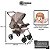 Carrinho Milano Rev II Cappuccino Rosa (0 a 15 Kg) Galzerano - Imagem 7