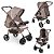 Carrinho Milano Rev II Cappuccino Rosa (0 a 15 Kg) Galzerano - Imagem 8