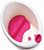 Banheira Bubbles Pink Safety 1st Com Toalha Frutinhas Hug - Imagem 4