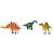 Brinquedo Dinossauro 6 Unidades Jurassic Fun - Multikids - Imagem 3