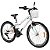 Bicicleta Ceci Branca Aro 24 com Freios V-Brake  - Caloi - Imagem 1