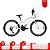 Bicicleta Ceci Branca Aro 24 com Freios V-Brake  - Caloi - Imagem 7